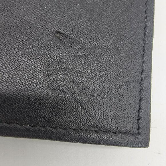 Vintage Genuine Leather Wallet Black Multi Compartment Coin Cards Change India - Picture 2 of 10